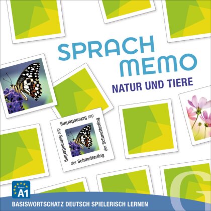 Sprachmemo Deutsch - Natur und Tiere (Spiel)