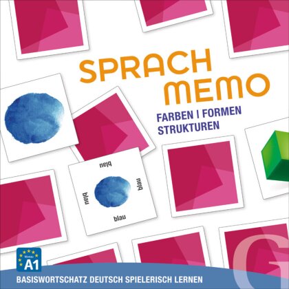 Sprachmemo Deutsch - Farben / Formen / Strukturen (Spiel)