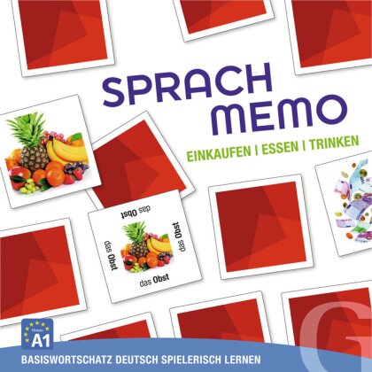 Sprachmemo Deutsch - Einkaufen, Essen & Trinken (Spiel)