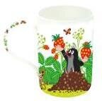Lieblingstasse "Der kleine Maulwurf" - Erdbeere