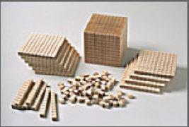 1000er-Grundsortiment aus Holz - Übungsmaterial