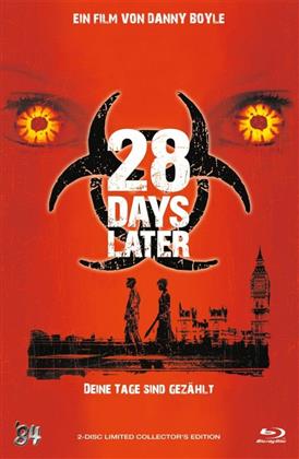28 Days Later (2002) (Grosse Hartbox, Cover A, Collector's Edition, Limited Edition, Uncut, Blu-ray + DVD)