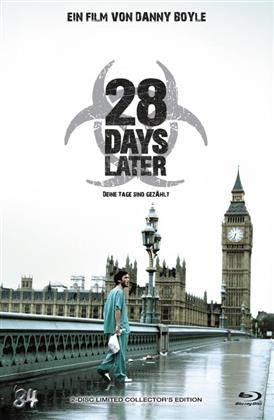 28 Days Later (2002) (Grosse Hartbox, Cover B, Collector's Edition, Limited Edition, Uncut, Blu-ray + DVD)