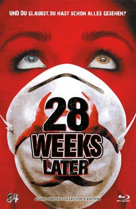 28 Weeks Later (2007) (Grosse Hartbox, Cover A, Collector's Edition, Edizione Limitata, Uncut, Blu-ray + DVD)