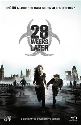 28 Weeks Later (2007) (Grosse Hartbox, Cover B, Collector's Edition, Edizione Limitata, Uncut, Blu-ray + DVD)