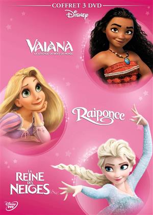 Vaiana / Raiponce / La Reine des Neiges (Coffret, Édition Limitée, 3 DVD)