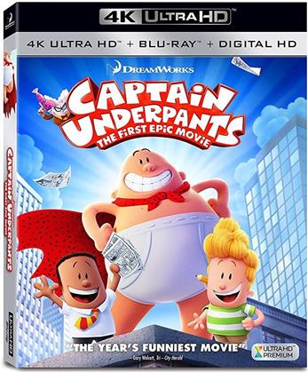 Captain Underpants - The First Epic Movie (2017) (4K Ultra HD + Blu-ray)