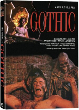 Gothic (1986) (Cover C, Collector's Edition, Edizione Limitata, Mediabook, DVD + CD-ROM)