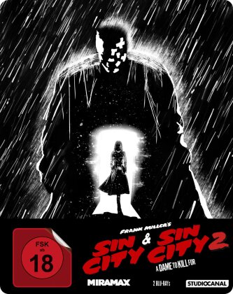 Sin City / Sin City 2 - A Dame to Kill for (Steelbook, 2 Blu-ray)