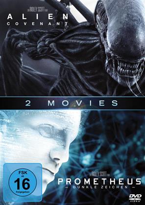 Alien: Covenant / Prometheus - Dunkle Zeichen - Doppelbox (2 DVD)