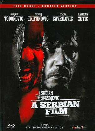 A Serbian Film (2010) (Limited Edition, Mediabook, Uncut, Unrated, Blu-ray + DVD + CD)