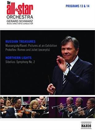 All-Star Orchestra & Gerard Schwarz - Mussorgsky / Prokofiev / Sibelius - Programs 13 & 14 (Naxos)