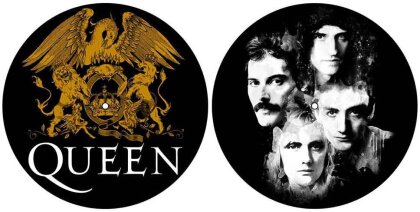 Queen Slipmat Set - Crest & Faces