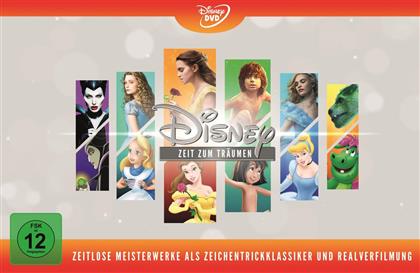 Disney - Zeit zum Träumen - Zeitlose Meisterwerke als Zeichentrickklassiker und Realverfilmung (Édition Limitée, 12 DVD)