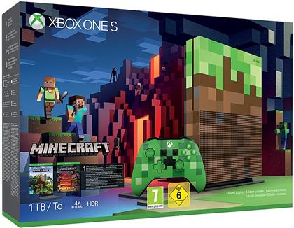 XBOX ONE S Console 1 TB - Minecraft Bundle (Limited Edition)