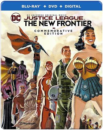 Justice League - The New Frontier (2008) (Commemorative Edition, Steelbook, Blu-ray + DVD)