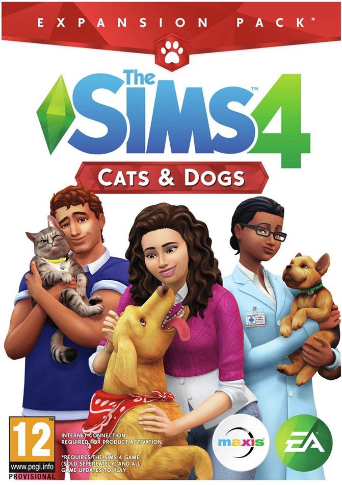 The Sims 4 - Addon Cats & Dogs - Code in a Box