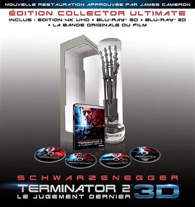 Terminator 2 (1991) (Edition Collector, Ultimate limitée numérotée, 4K Ultra HD + Blu-ray 3D (+2D) + CD)