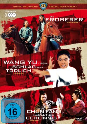 Die Eroberer / Wang Yu - Sein Schlag war tödlich / Chun Fang - Das blutige Geheimnis (Shaw Brothers Special Edition Box, 3 DVDs)
