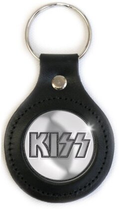 Schlüsselanhänger Kiss Motiv - Logo / schwarz