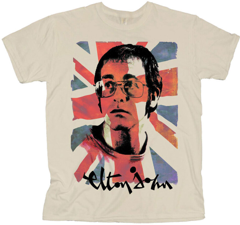 Elton John Unisex T-Shirt - Union Jack