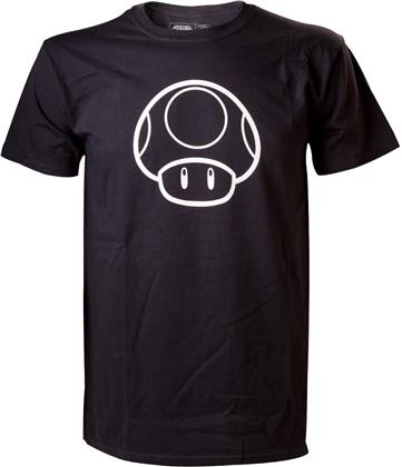 Nintendo: Glow in the Dark Mushroom - T-Shirt