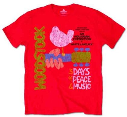 Woodstock Unisex T-Shirt - Classic Vintage Poster