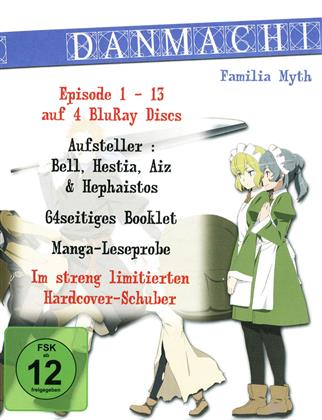 DanMachi: Is It Wrong to Try to Pick Up Girls in a Dungeon? - Familia Myth - Staffel 1 (Drop Item Special Box) (Gesamtausgabe, Limited Edition, 4 Blu-rays)