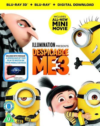 Despicable Me 3 (2017) (Blu-ray 3D + Blu-ray)