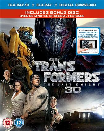 Transformers 5 - The Last Knight (2017) (Blu-ray 3D + 2 Blu-rays)