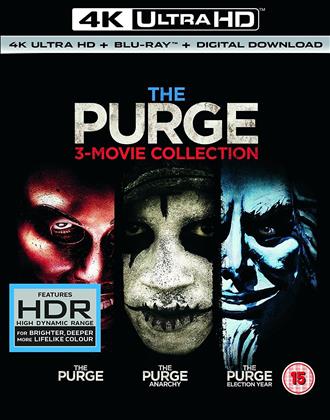 The Purge - 3-Movie Collection (3 4K Ultra HDs + 3 Blu-rays)