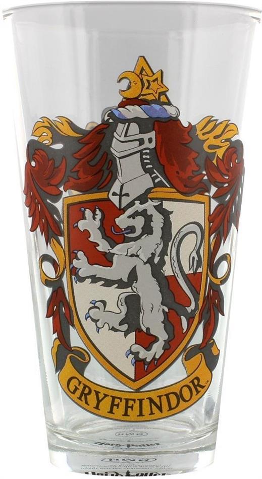 Harry Potter: Gryffindor Crest - Large Glass