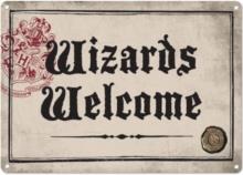 Harry Potter - Wizards Welcome Blechschild