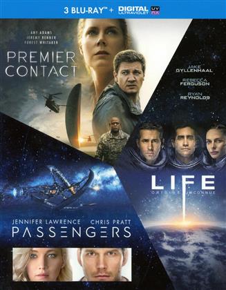 Premier Contact / Passengers / Life: Origine Inconnue (3 Blu-rays)