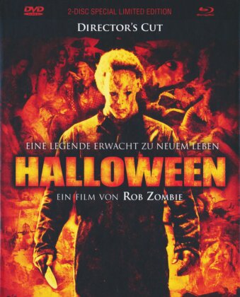 Halloween (2007) (Cover B, Director's Cut, Edizione Limitata, Mediabook, Edizione Speciale, Blu-ray + DVD)