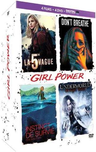 Coffret Girl Power - La 5ème vague / Don't Breathe / Instinct de survie / Underworld: Blood Wars 4 DVD