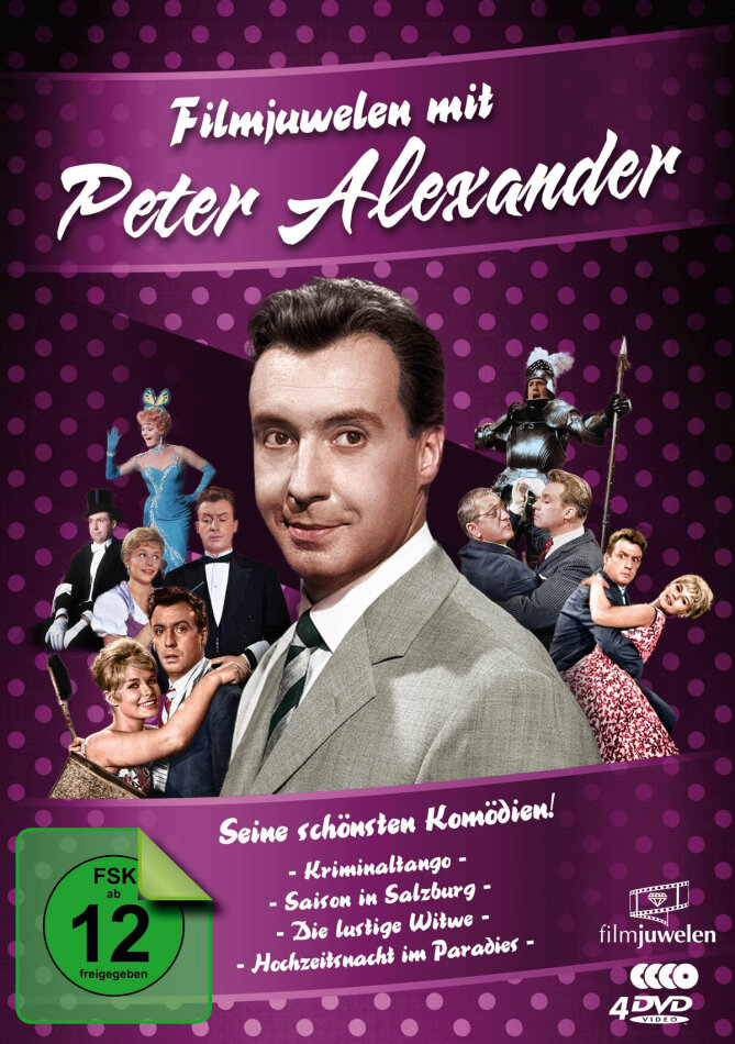 Peter Alexander - Seine schönsten Komödien! (Filmjuwelen, 4 DVD)