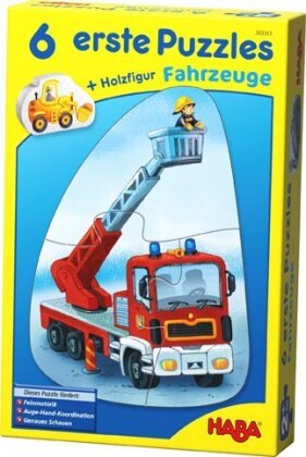 6 erste Puzzles - Fahrzeuge