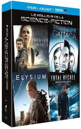 Le Meilleur de la Science-Fiction - Premier Contact / Bienvenue à Gattaca / Elysium / Total recall: mémoires programmes (4 Blu-ray)