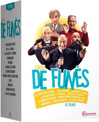 Louis de Funès - 12 films (Gaumont, Box, 12 DVDs)