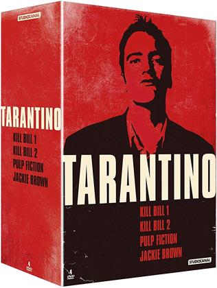 Tarantino - Kill Bill 1 / Kill Bill 2 / Pulp Fiction / Jackie Brown (Box, 4 DVDs)