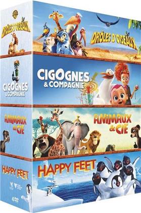 Cigognes et compagnie / Happy Feet / Animaux & Cie / Drôles d'oiseaux (4 DVDs)