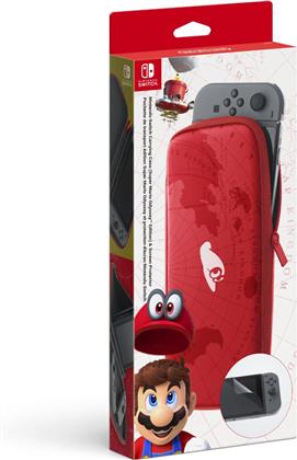 Nintendo Switch-Tasche (Super Mario Odyssey) &-Schutzfolie