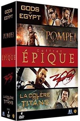 Coffret épique - Pompéi / Gods of Egypt / La Colère des titans / 300 : la naissance d'un empire (4 DVDs)