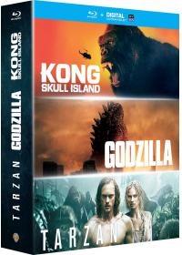Kong : Skull Island / Godzilla / Tarzan (3 Blu-rays)