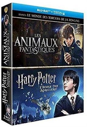 Les animaux fantastiques / Harry Potter à l'école des sorciers (2 Blu-ray)