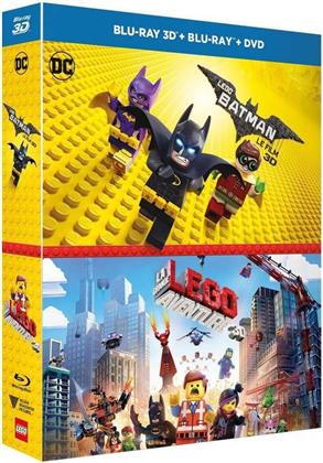 LEGO Batman - Le film (2017) / La grande aventure LEGO (2014) (Blu-ray 3D + Blu-ray + DVD)