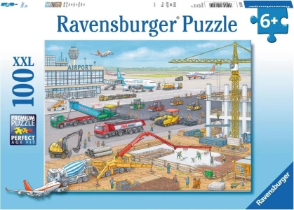Baustelle am Flughafen - 100 XXL-Teile Puzzle