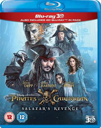 Pirates of the Caribbean 5 - Salazars Revenge (2017) (Blu-ray 3D + Blu-ray)