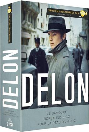 Delon - Le Samouraï / Borsalino & Co. / Pour la peau d'un flic (Restaurierte Fassung, 3 DVDs)